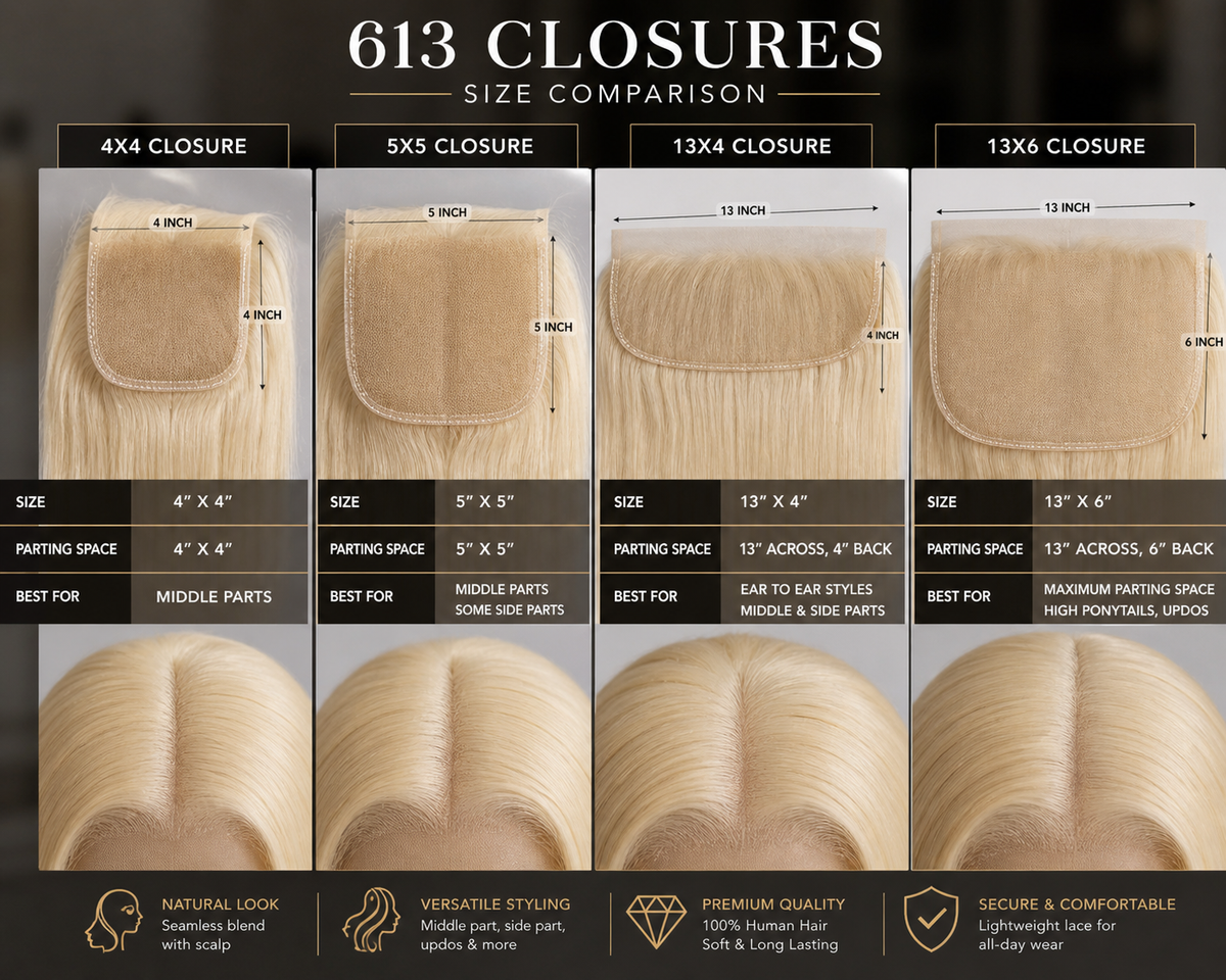 613 Swiss Lace Cambodian Closure/Frontal