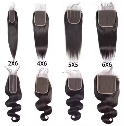 Raw HD Cambodian Closure/Frontal